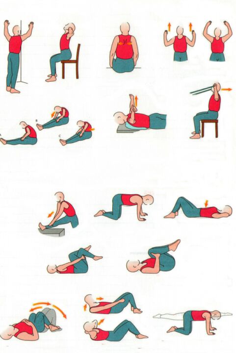 Media Physical Education para sa Osteochondrosis